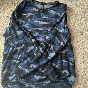 Athleta Studio to Street Printed Sweatshirt Camo